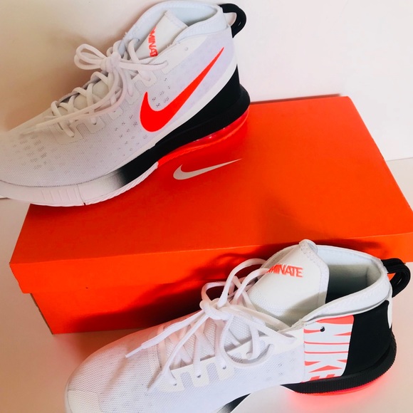 NEW NIKE AIR MAX DOMINATE WHITE/TOTAL CRIMSON 11.5 - Picture 2 of 8